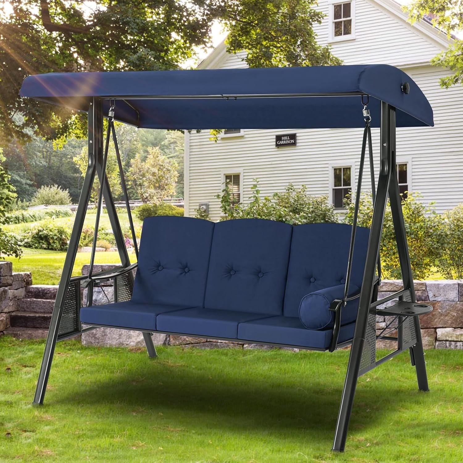 YODOLLA blue swing for outdoor use